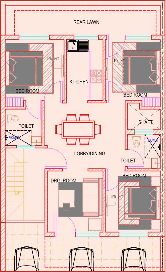 3 bhk mansha floors site plan