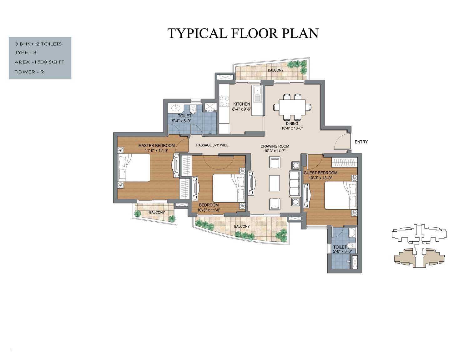 floor plan of bptp the resort